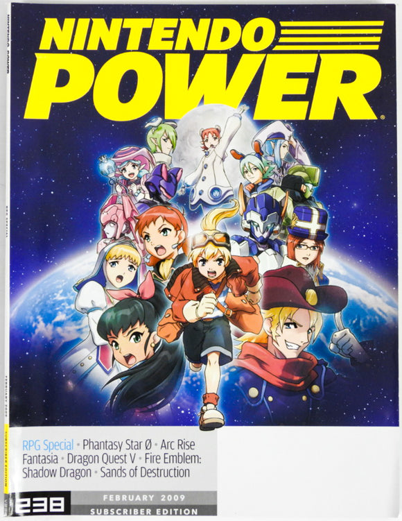 Phantasy Star Zero [Volume 238] [Subscriber] [Nintendo Power] (Magazines)
