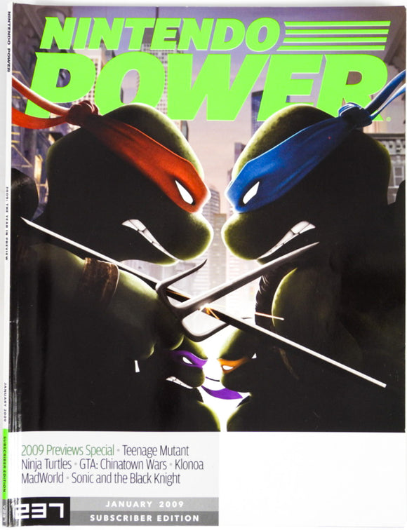 TMNT [Volume 237] [Subscriber] [Nintendo Power] (Magazines)