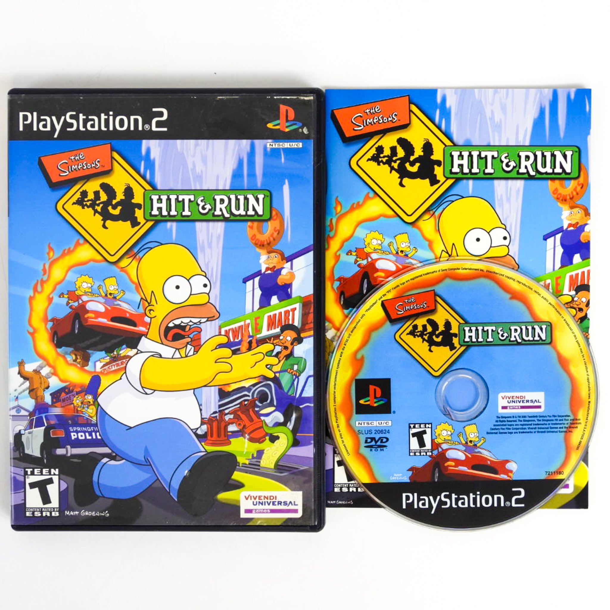 Simpsons Ps2 The Simpsons Hit And Run (PlayStation 2 / PS2) – Retro MTL