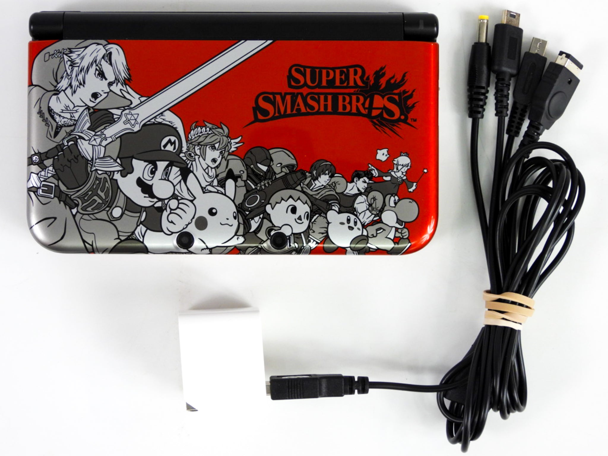 Nintendo 3DS factory XL Super Smash Bros. in Red