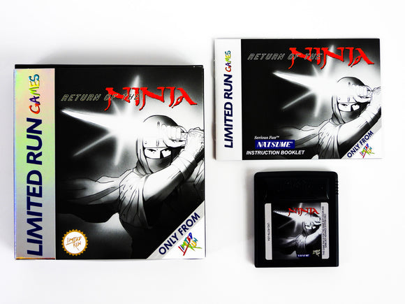Return Of The Ninja Black Cartridge [Limited Run Games] (Game Boy Color)