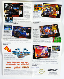 So You Better Take Advantage Of Konami's Great Games [Poster] (Super Nintendo / SNES)