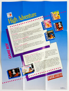 Hi Tech High Adventure [Poster] (Super Nintendo / SNES)