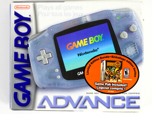 Nintendo Game Boy Advance System Glacier [Limited Edition Bundle] [Canadian Exclusive] (GBA)
