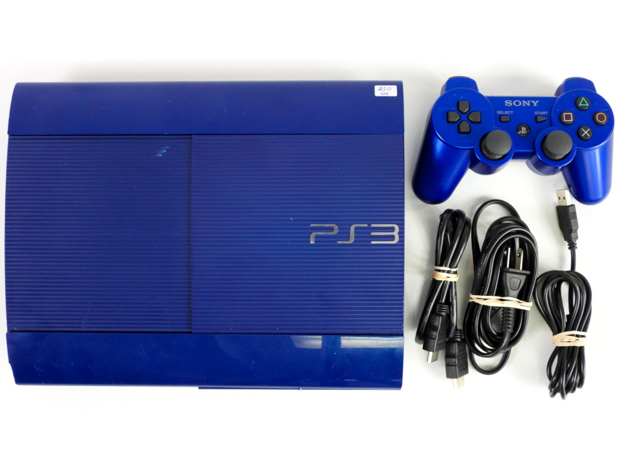 PlayStation 3 System Super Slim 250 GB Azurite Blue (PS3) – Retro MTL