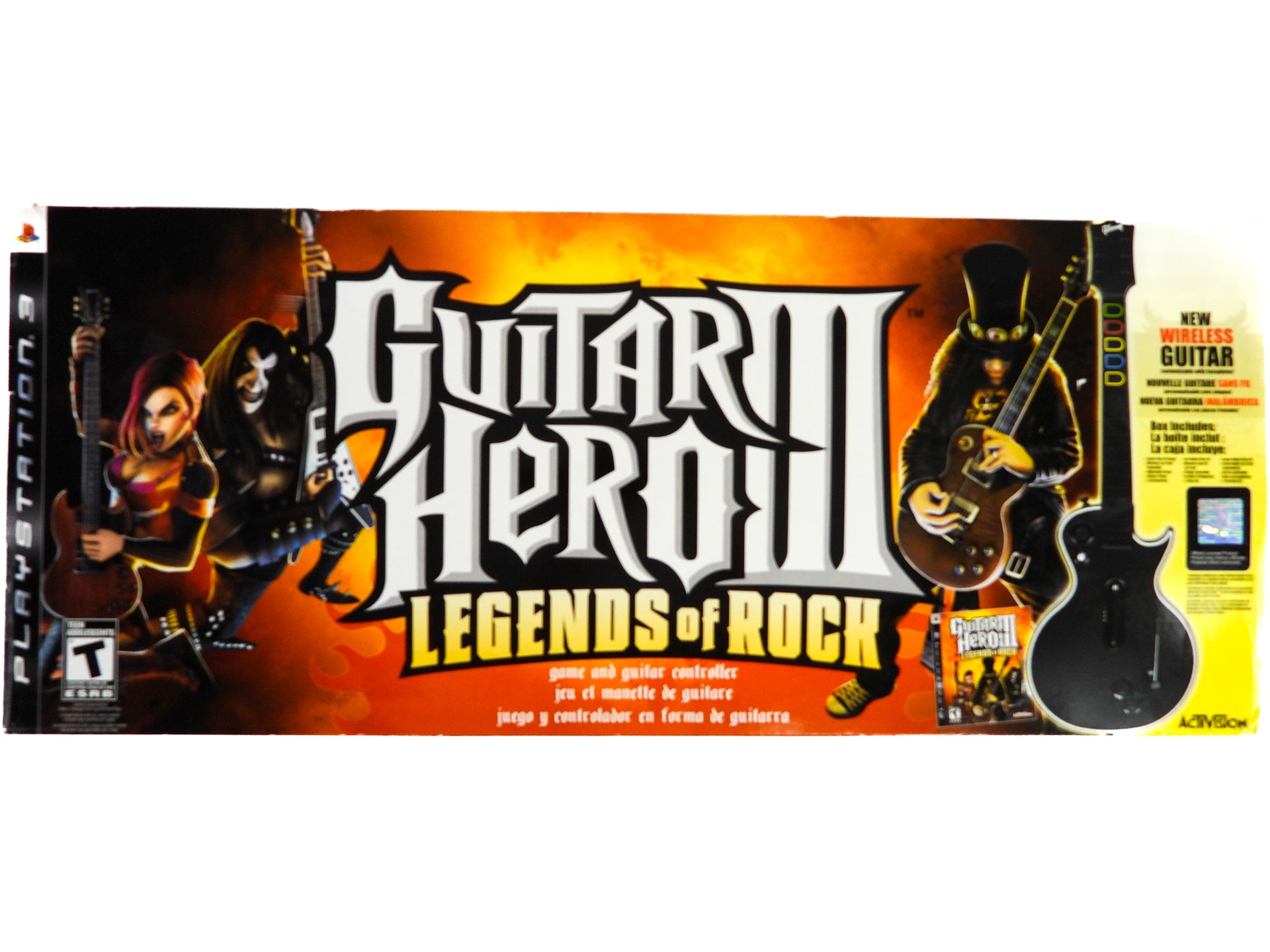 Guitar Hero III: Legends Of Rock Sur PS3 - Occasion Bon état (sans Notice)