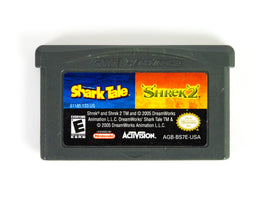 Shrek 2 And Shark Tale 2 In 1 (Nintendo Game Boy Advance / GBA)