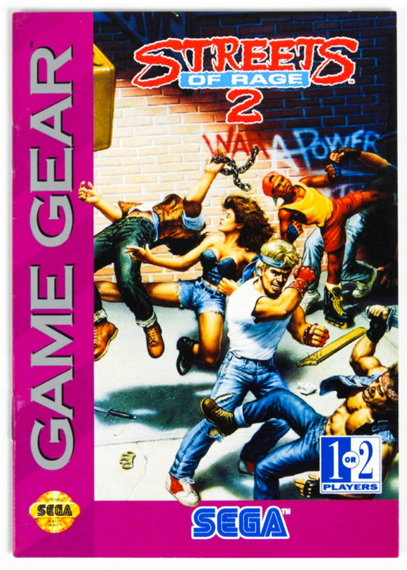 Streets Of Rage 2 [Manual] (Sega Game Gear)