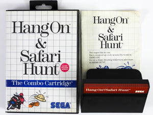 Hang-On And Safari Hunt (Sega Master System)