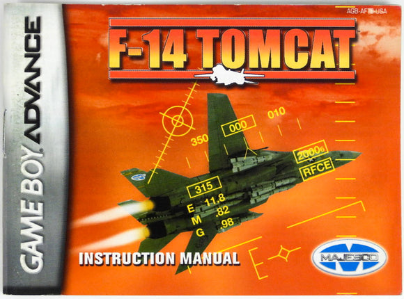 F-14 Tomcat [Manual] (Game Boy Advance / GBA)