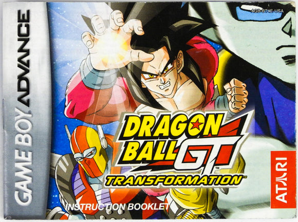 Dragon Ball GT Transformation [Manual] (Game Boy Advance / GBA)