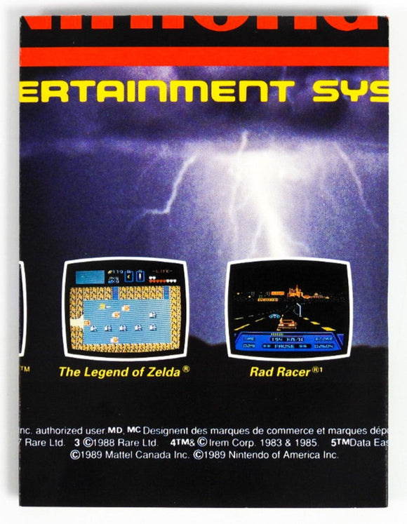 Now You're Playing With Power 1989 [CAN Version] [Poster] (Nintendo / NES)
