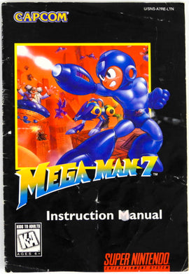 Mega Man 7 [U/SNS-A7RE-LTN] [Manual] (Super Nintendo / SNES)