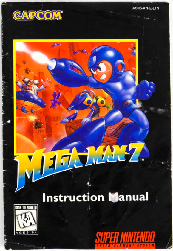 Mega Man 7 [U/SNS-A7RE-LTN] [Manual] (Super Nintendo / SNES)