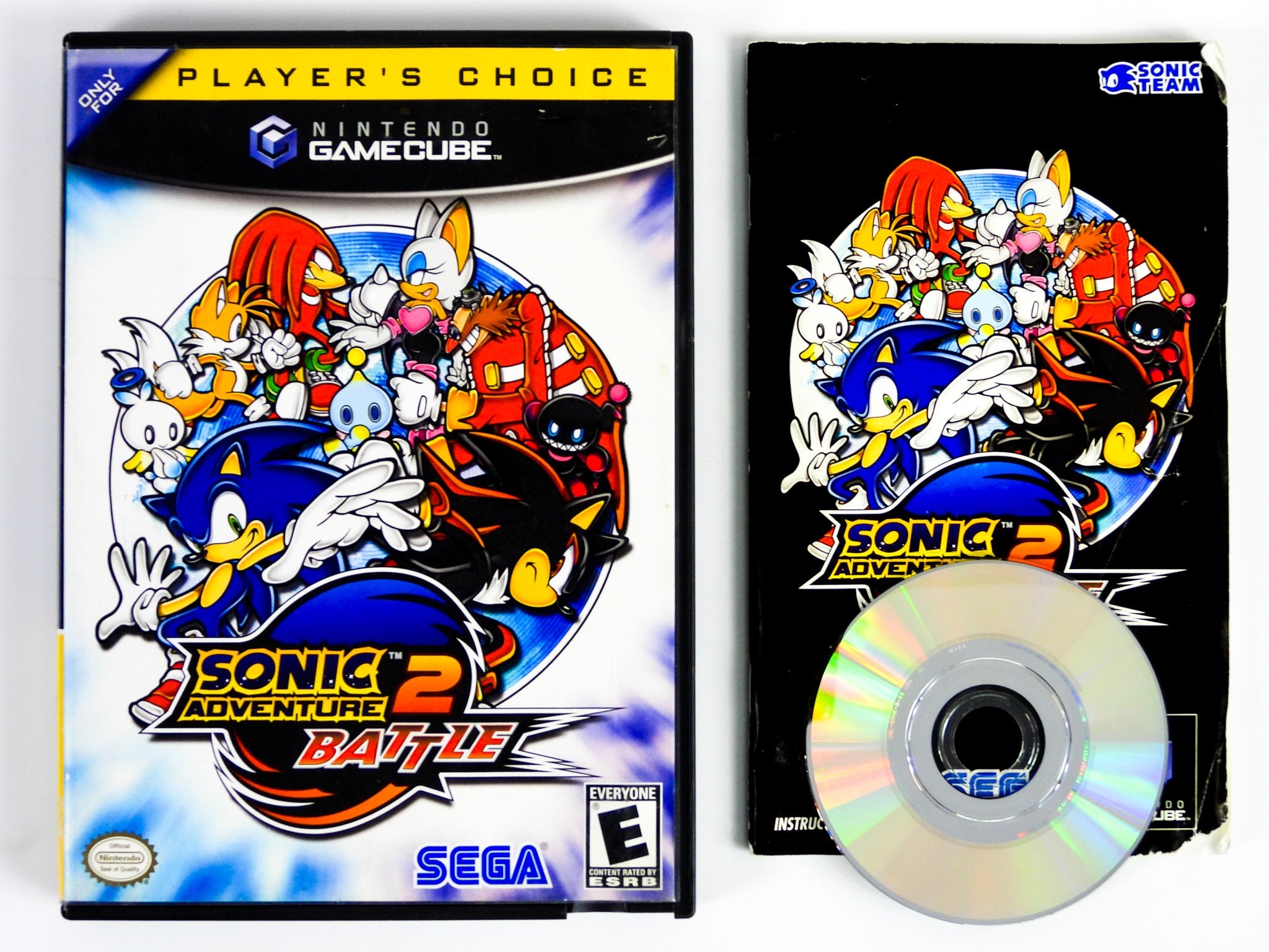 Sonic Adventure 2 Battle Player's Choice for Nintendo outlet GameCube