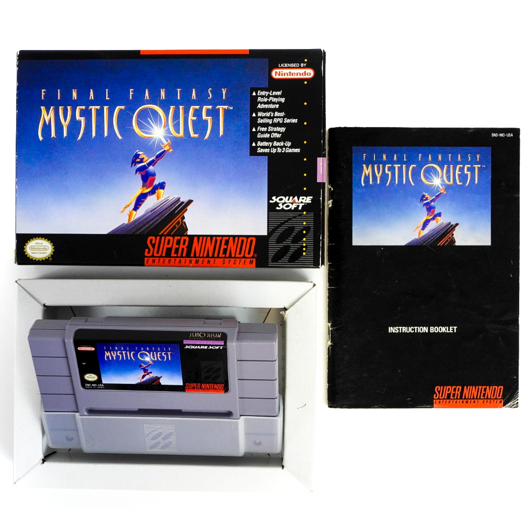 Final Fantasy Mystic Quest (Super Nintendo / SNES) – Retro MTL