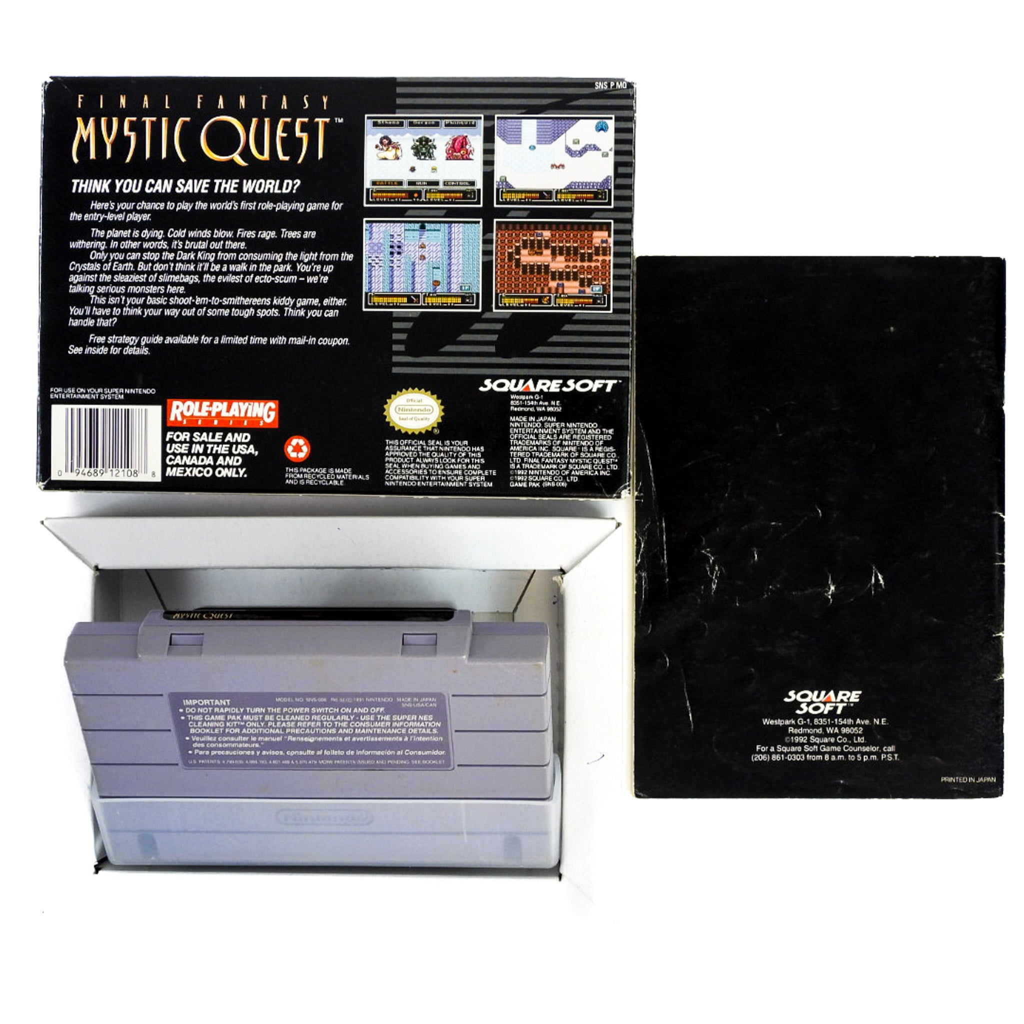 Final Fantasy Mystic Quest (Super Nintendo / SNES) – Retro MTL