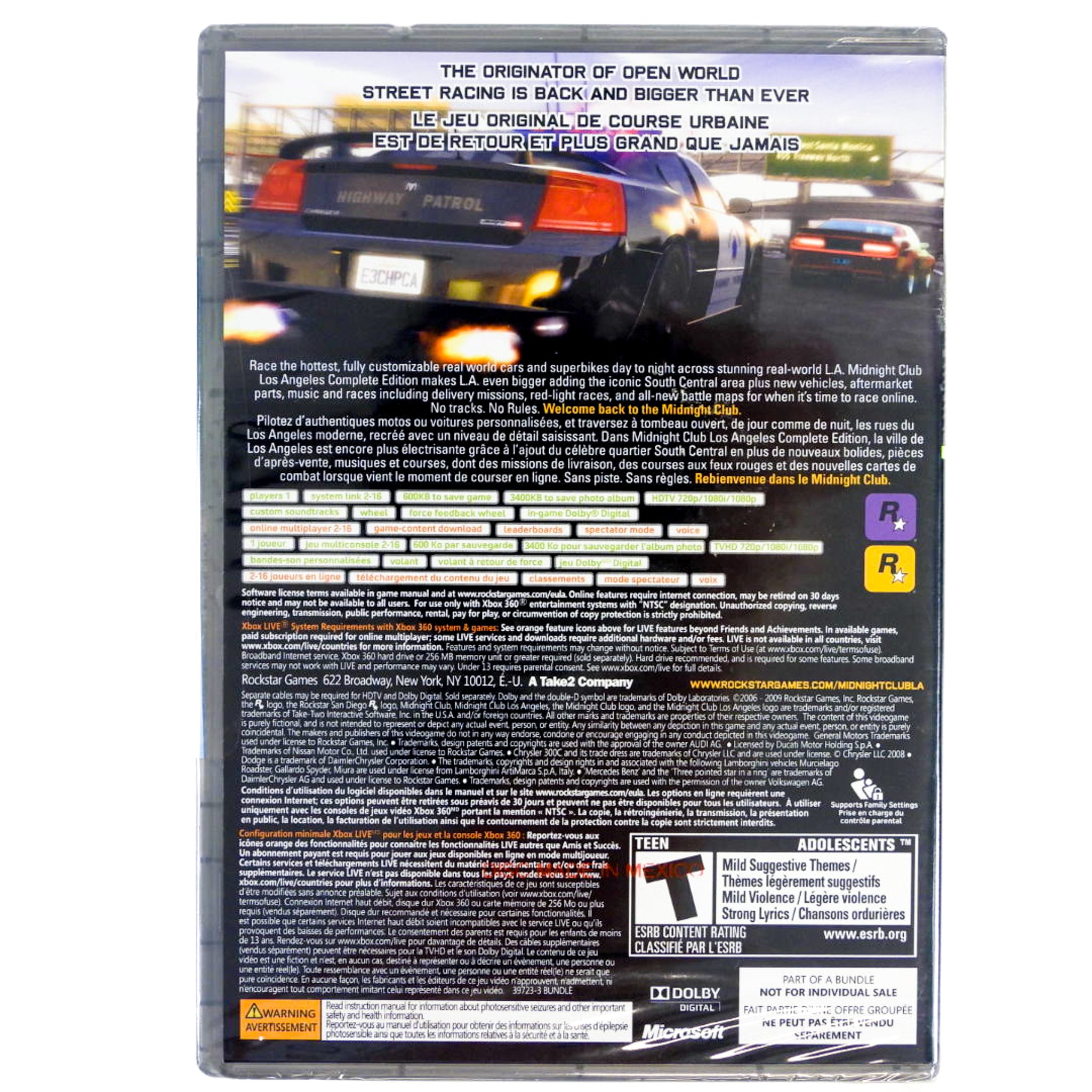Midnight Club Los Angeles Complete Edition Xbox One/360 | Meses sin interés