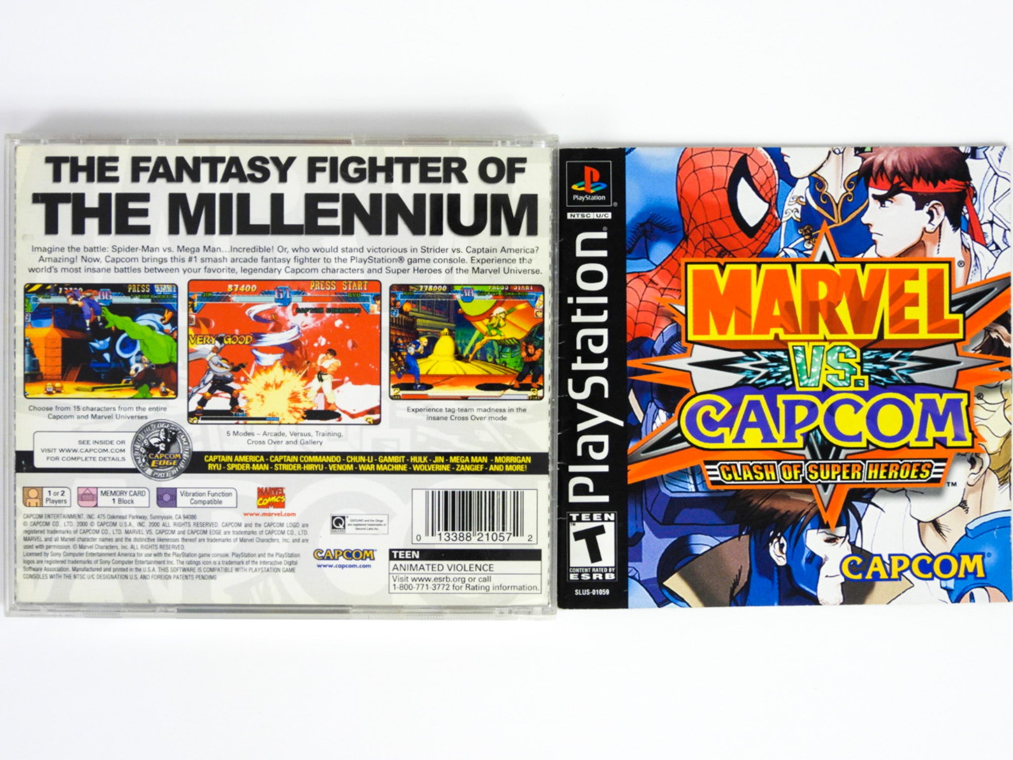 Marvel Vs. Capcom Clash Of Super Heroes (PlayStation / PS1) – Retro MTL