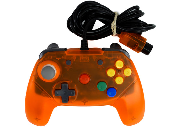 Orange Brawler 64 Gamepad Next Gen N64 Controller [Retro Fighters] (Nintendo 64 / N64)