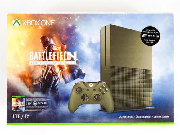Xbox One S System 1 TB [Battlefield 1 Special Edition]
