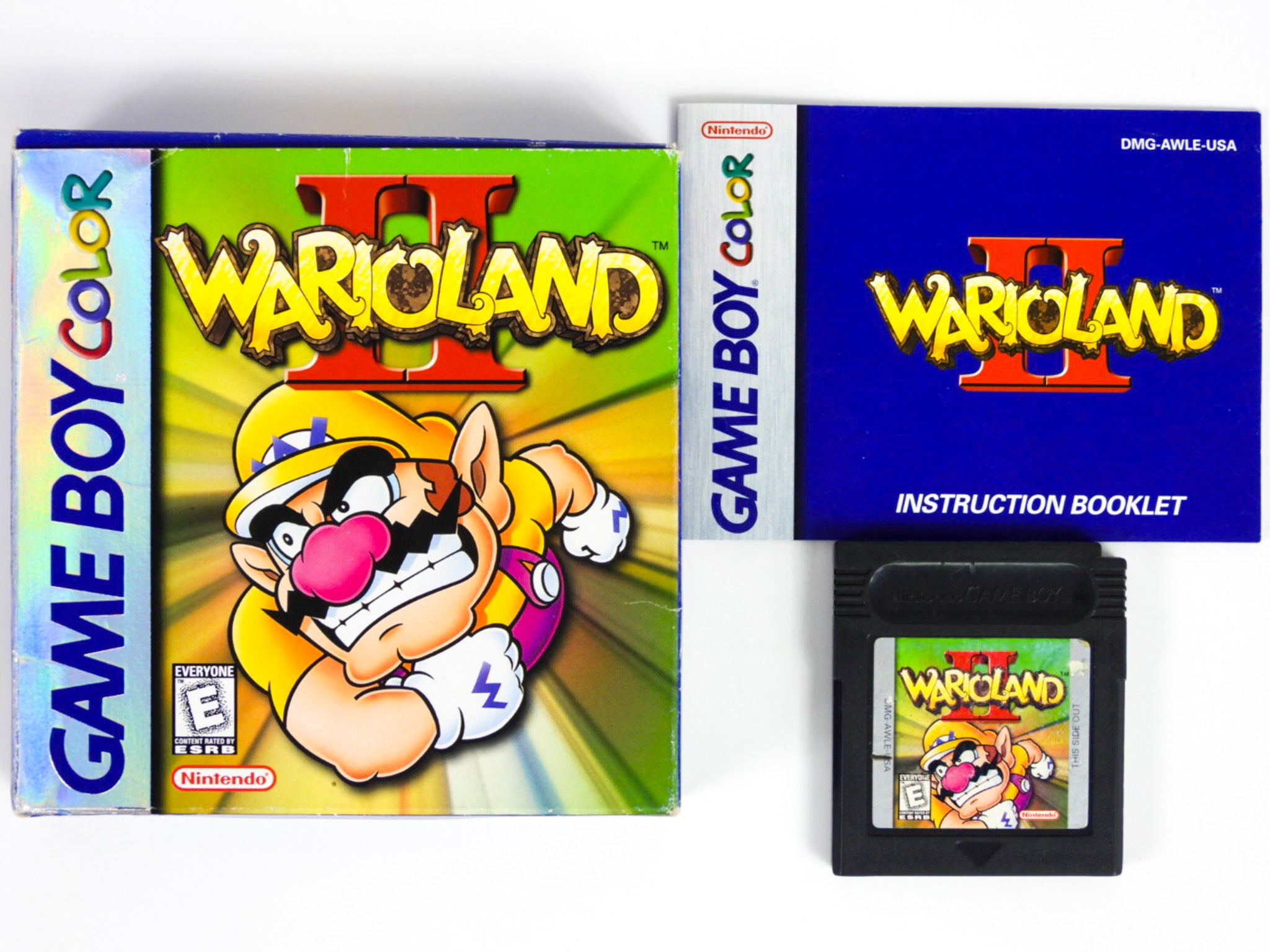 Wario Land 2 for Nintendo hotsell Gameboy Color