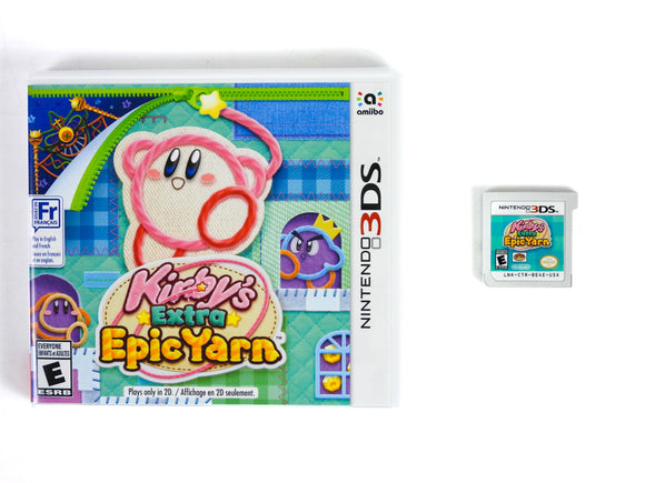 Kirby's Extra Epic Yarn (Nintendo 3DS)