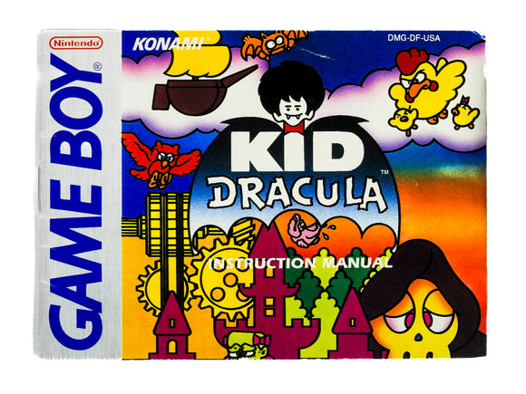 Kid Dracula [Manual] (Game Boy)