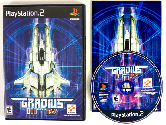 Gradius 3 And 4 (Playstation 2 / PS2)