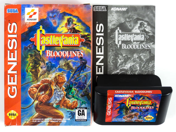 Castlevania: Bloodlines [Cardboard Box] (Sega Genesis)