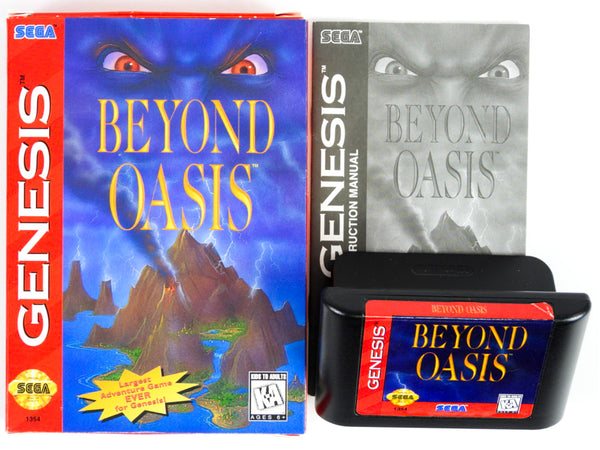 Beyond popular Oasis for Sega Genesis (Includes case & manual)