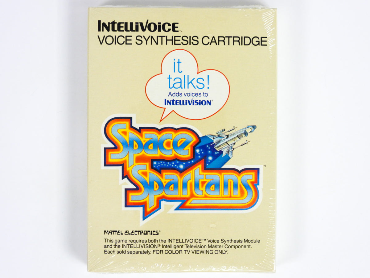 INTELLIVISION SPACE SPARTANS Intellivoice Compatible Boxed Game Working