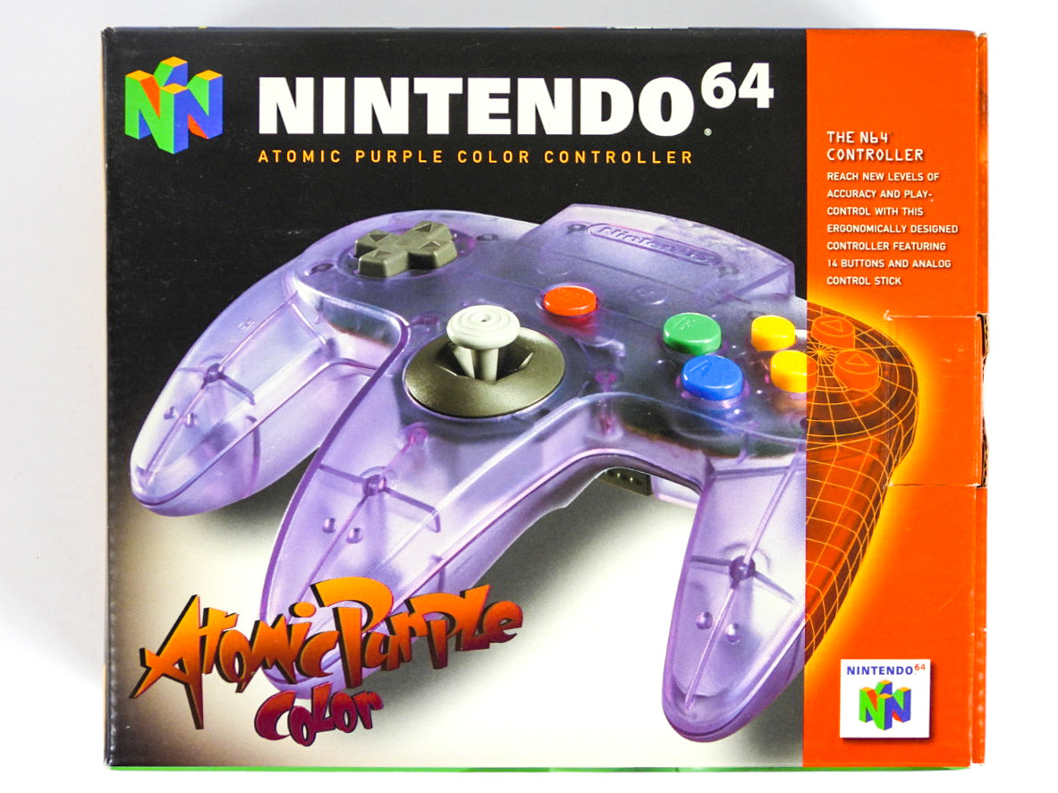 Original Authentic Nintendo 64 Controller - Atomic Purple N64