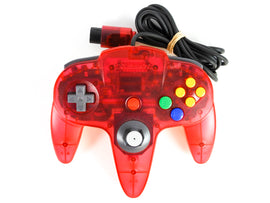 Nintendo 64 Controller Clear White & Red (N64)