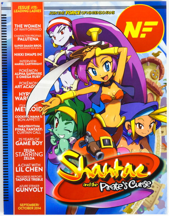 Shantae and the Pirate's Curse [Issue 11 - Leading Ladies] [Nintendo Force NF Magazine] (Magazines)