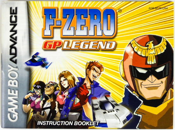 F-Zero GP Legend [Manual] (Game Boy Advance / GBA)