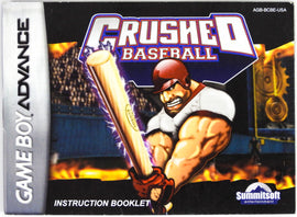 Crushed Baseball [Manual] (Nintendo Game Boy Advance / GBA)