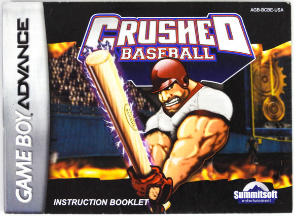 Crushed Baseball [Manual] (Game Boy Advance / GBA)