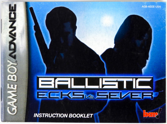 Ballistic Ecks vs Sever [Manual] (Game Boy Advance / GBA)