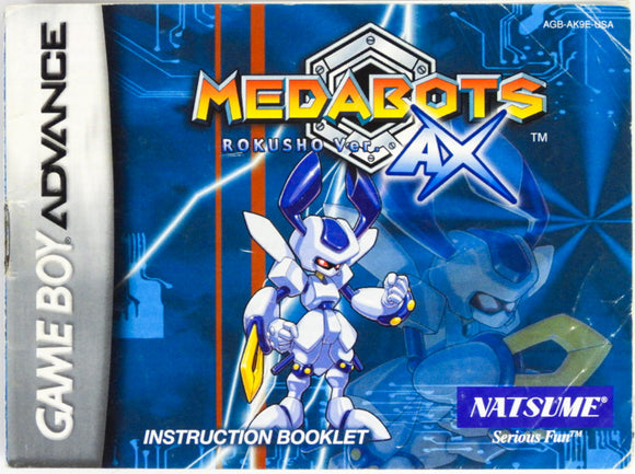 Medabots AX: Rokusho [Manual] (Game Boy Advance / GBA)