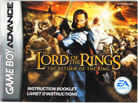 Lord of the Rings Return of the King [Manual] (Nintendo Game Boy Advance / GBA)