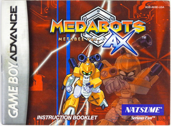 Medabots AX: Metabee [Manual] (Game Boy Advance / GBA)
