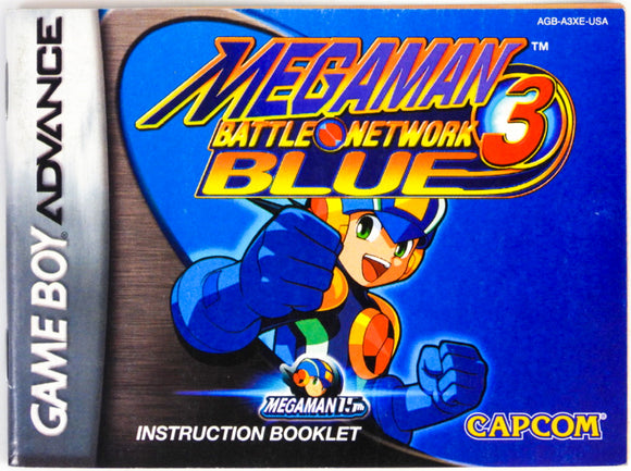 Mega Man Battle Network 3 Blue [Manual] (Game Boy Advance / GBA)