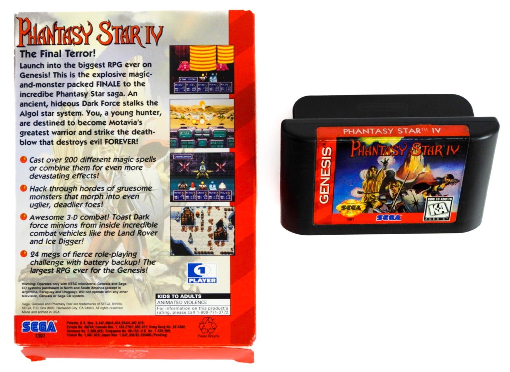 Phantasy Star IV 4 [Cardboard Box] (Sega Genesis) – Retro MTL