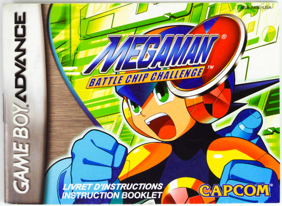 Mega Man Battle Chip Challenge [Manual] (Game Boy Advance / GBA)