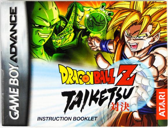 Dragon Ball Z Taiketsu [Manual] (Game Boy Advance / GBA)