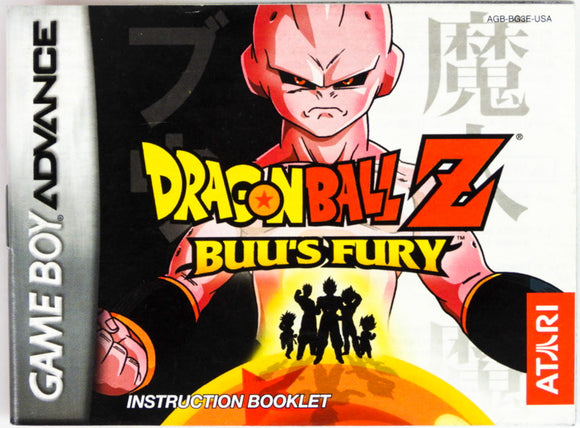 Dragon Ball Z Buu's Fury [Manual] (Game Boy Advance / GBA)