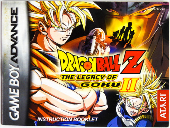 Dragon Ball Z Legacy of Goku II [Manual] (Game Boy Advance / GBA)