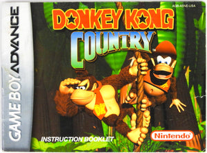 Donkey Kong Country [Manual] (Game Boy Advance / GBA)