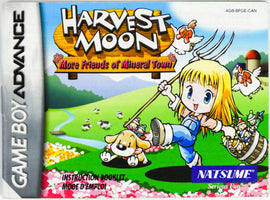 Harvest Moon More Friends Of Mineral Town [Manual] (Nintendo Game Boy Advance / GBA)